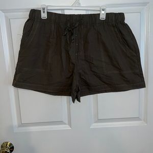 Olive green shorts